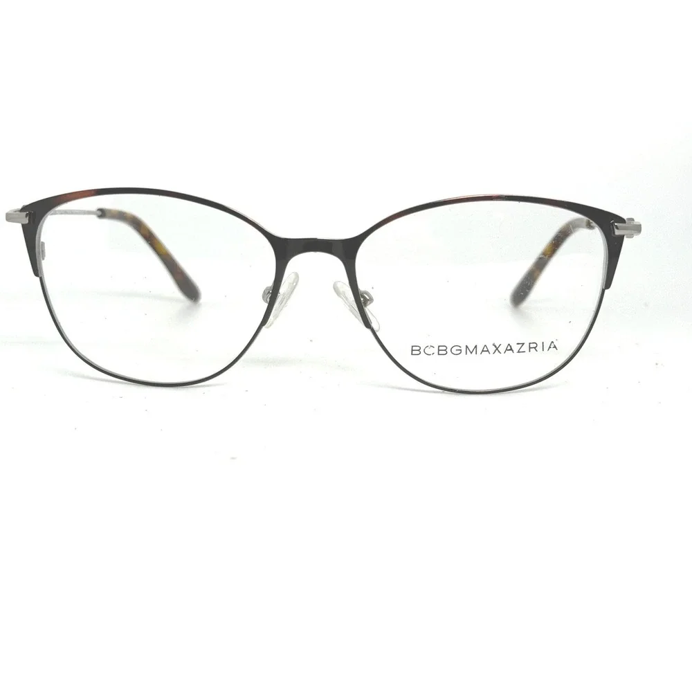 BCBGMAXAZRIA Eyeglasses Womens Tortoise Black Metal Frame‎ Glasses 52 15 130